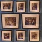 8 ingelijste prenten Stalin + autobiografie, Antiek en Kunst, Ophalen