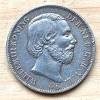 Nederland 1 Gulden 1863 Willem III zilver, Ophalen of Verzenden, Koning Willem III, Zilver
