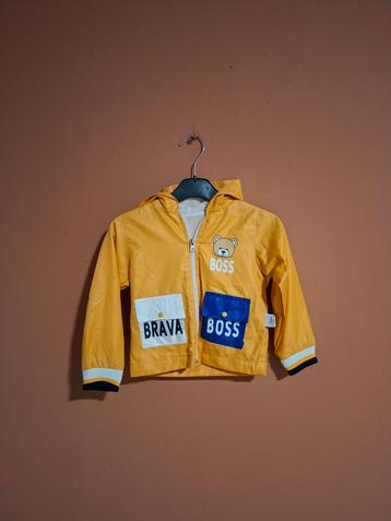 Oranje bruin jongens jasje maat 86 beschikbaar voor biedingen