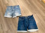 2x spijker korte broek/short geisha maat 38, Ophalen of Verzenden, Zo goed als nieuw, Blauw, W30 - W32 (confectie 38/40)