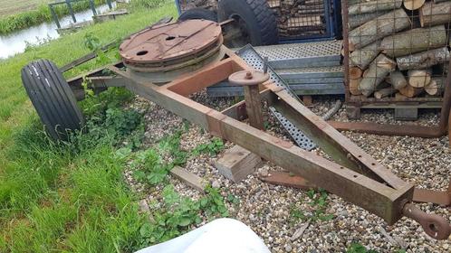Getrokken kraan onderwagen met draaikrans argenterio, Doe-het-zelf en Verbouw, Metalen, Gebruikt, IJzer, Ophalen