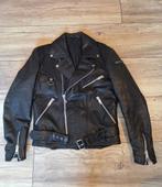 Zwart leren bikerjack van Hein Gericke maat M/50, Maat 48/50 (M), Zwart, Ophalen of Verzenden, Zo goed als nieuw