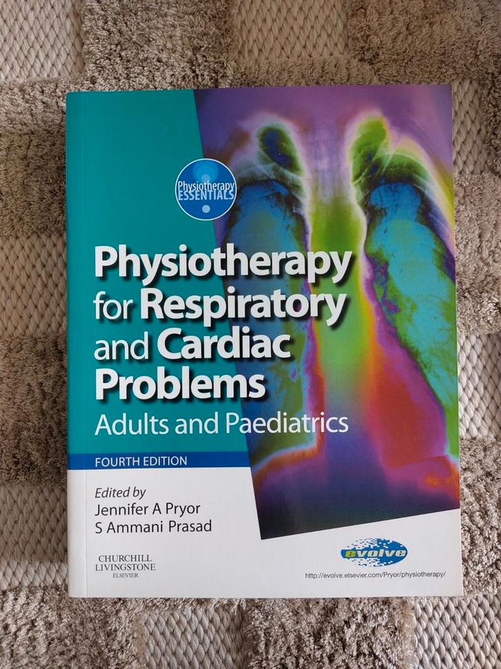 Fysiotherapie bij Respiratoire & Cardiale Problemen, Boeken, Studieboeken en Cursussen, Gelezen, HBO, Beta, Ophalen of Verzenden