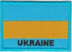 Oekraine vlag stoffen opstrijk patch embleem, Ophalen of Verzenden, Nieuw