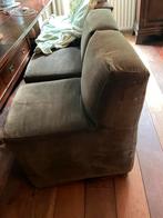 Stoelen fauteuils wieltjes jan de bouvrie 1, Ophalen, Gebruikt, Bruin, Stof