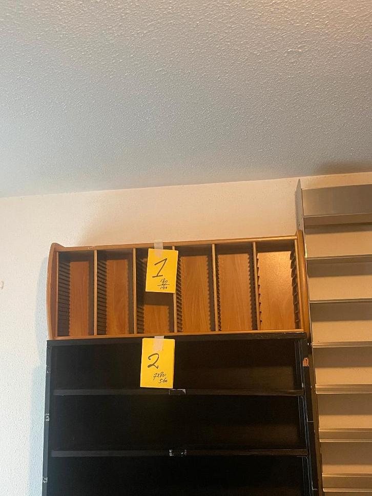 CD/DVD kasten € 10,-/50,-/80,-/40 en 95,- ;In 1 koop € 250,-, Huis en Inrichting, Kasten | Overige, Gebruikt, Ophalen