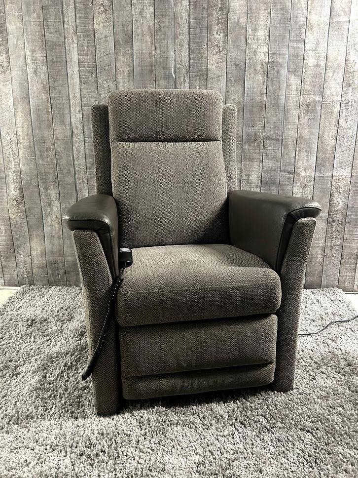 Stawett Sta op Fauteuil, Huis en Inrichting, Fauteuils, Zo goed als nieuw, Leer, Metaal, Stof, 50 tot 75 cm, 75 tot 100 cm, Verzenden