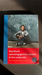 Handboek oplossingsgericht werken in het onderwijs, Boeken, Ophalen of Verzenden, Zo goed als nieuw