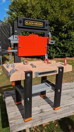 Toffe werkbank Smoby Black and Decker, Ophalen, Zo goed als nieuw