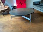 Vintage salontafel Noors leisteen 120 cm Ø, Ophalen, Gebruikt, Rond, Minder dan 50 cm
