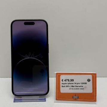 Apple iphone 14 pro 128GB Batt 89% | Met Garantie beschikbaar voor biedingen