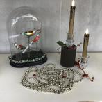 Zeer lange oude glazen kerstslinger, Diversen, Kerst, Ophalen of Verzenden, Gebruikt