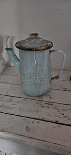 Vintage Geëmailleerde Koffiepot, Antiek en Kunst, Ophalen of Verzenden