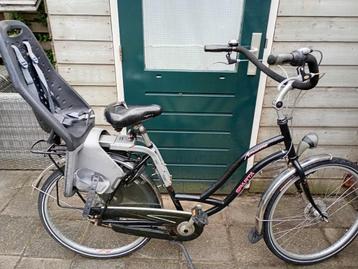 Sparta mama fiets met yepp stoeltje  beschikbaar voor biedingen