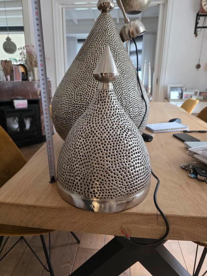 Grote Marokkaanse Hanglamp, Huis en Inrichting, Lampen | Hanglampen, Zo goed als nieuw, 75 cm of meer, Metaal, Ophalen of Verzenden