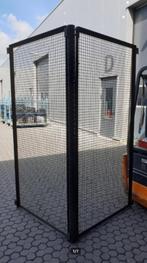 2x stalen hekken hekwerk voor afrastering verdiepingvloer, Ophalen, Gebruikt