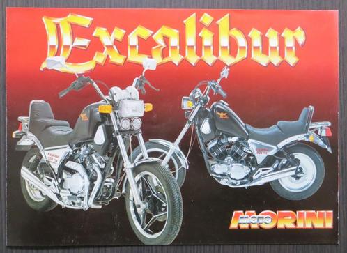Originele folder Morini 350 en 501 RLX Excalibur - 1986, Motoren, Handleidingen en Instructieboekjes, Overige merken, Verzenden