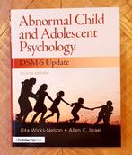 Boek Abnormal Child and Adolescent Psychology, Boeken, Ophalen of Verzenden, Cognitieve psychologie, Zo goed als nieuw, Rita Wicks-Nelson - Allen C. Israel