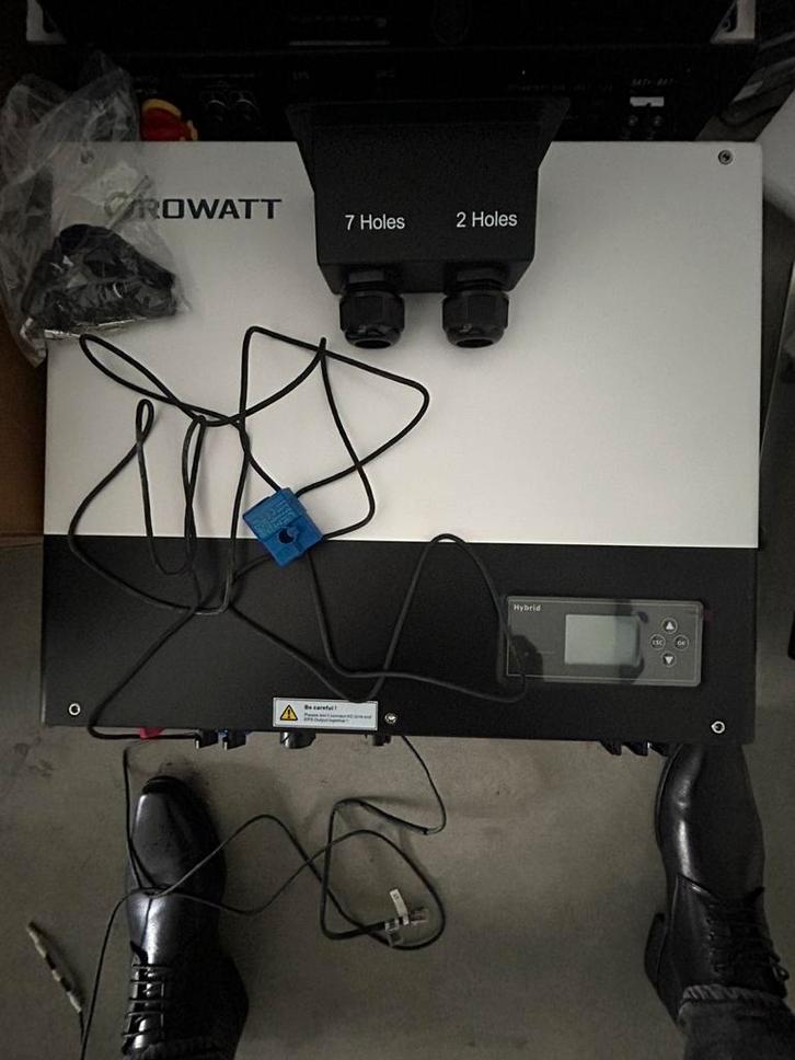 GROWAT HYBRIDE OMVORMER SPH5000TL1 BL-UP, Doe-het-zelf en Verbouw, Zonnepanelen en Toebehoren, Zo goed als nieuw, Overige typen