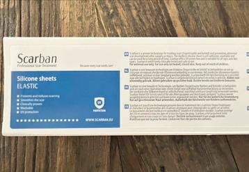 NIEUW! Scarban silicone sheets/pleister 30x60cm beschikbaar voor biedingen