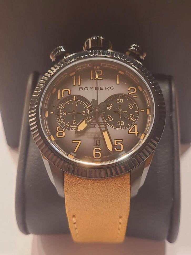 Bomberg Polshorloge - Uitstekende Staat!, Sieraden, Tassen en Uiterlijk, Horloges | Heren, Zo goed als nieuw, Polshorloge, Overige merken