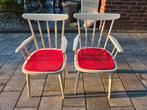 2x Vintage retro Herlag houten stoel, kinderstoel, Ophalen, Huis en Inrichting