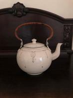 Vintage chocoladeketel met rieten handvat, Ophalen of Verzenden