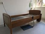 Electrisch bed, Huis en Inrichting, Slaapkamer | Bedden, Ophalen, 90 cm, Eenpersoons, Bruin