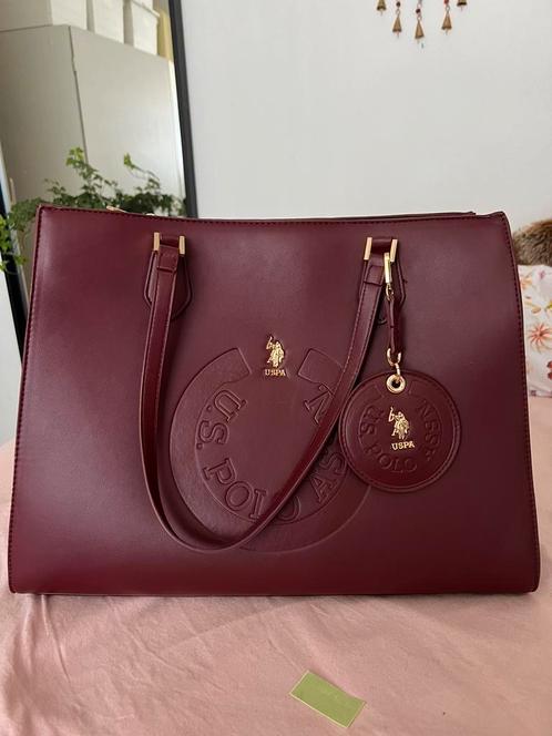 U.S. Polo Assn. The Oxford shopper Tas, Sieraden, Tassen en Uiterlijk, Tassen | Damestassen, Zo goed als nieuw, Shopper, Rood