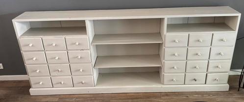 Grenen dressoir kast, Huis en Inrichting, Kasten | Dressoirs, Gebruikt, 200 cm of meer, 25 tot 50 cm, Met lade(s), Met plank(en)