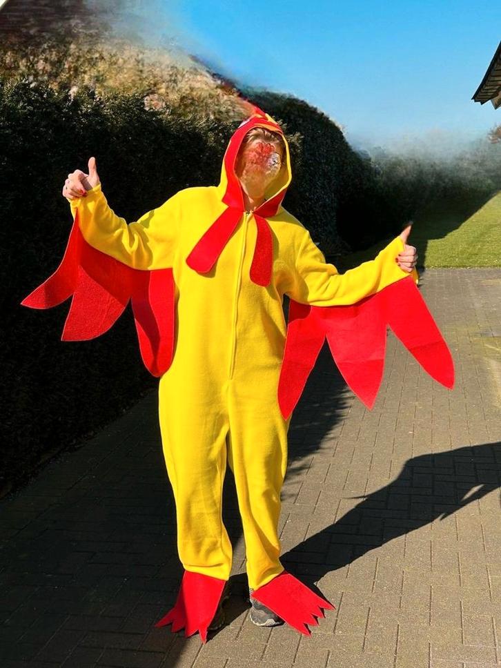 Kippen en koks pakken, Kleding | Dames, Carnavalskleding en Feestkleding, Gedragen, Carnaval, Maat 46/48 (XL) of groter, Ophalen