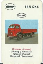 kwartetkaart Commer, Ophalen of Verzenden, Gebruikt, Auto's