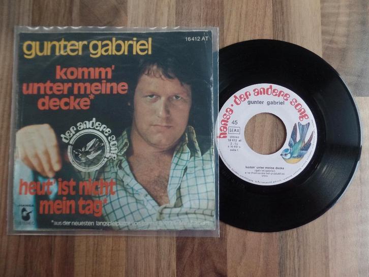 single Gunter Gabriel - Komm' Unter Meine Decke*, Cd's en Dvd's, Vinyl Singles, Gebruikt, Single, Pop, 7 inch, Ophalen of Verzenden