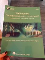 Hal Leonard - pianomethode voor volwassenen, Muziek en Instrumenten, Bladmuziek, Ophalen of Verzenden, Nieuw, Les of Cursus, Keyboard