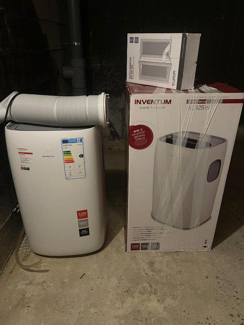 Weinig gerbuikte Inventum AC125W (12000BTU, tot 105m2), Witgoed en Apparatuur, Airco's, Zo goed als nieuw, Mobiele airco, 100 m³ of groter