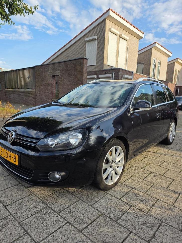 Volkswagen Golf 1.4 TSI 90KW Variant DSG 2010 Zwart, Auto's, Volkswagen, Particulier, Golf Variant, Benzine, Euro 5, A, Stationwagon