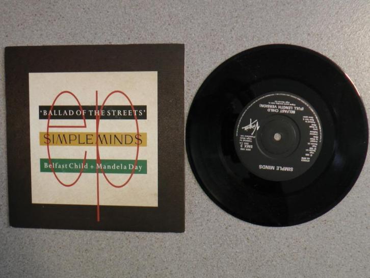 Simple Minds - Belfast Child VINYL SINGLE (GB), Cd's en Dvd's, Vinyl Singles, Zo goed als nieuw, Single, Pop, 7 inch, Ophalen of Verzenden