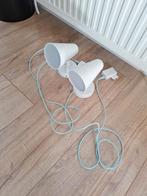 2 witte ikea fubbla wandlampen bureaulamp, Huis en Inrichting, Lampen | Wandlampen, Ophalen, Modern