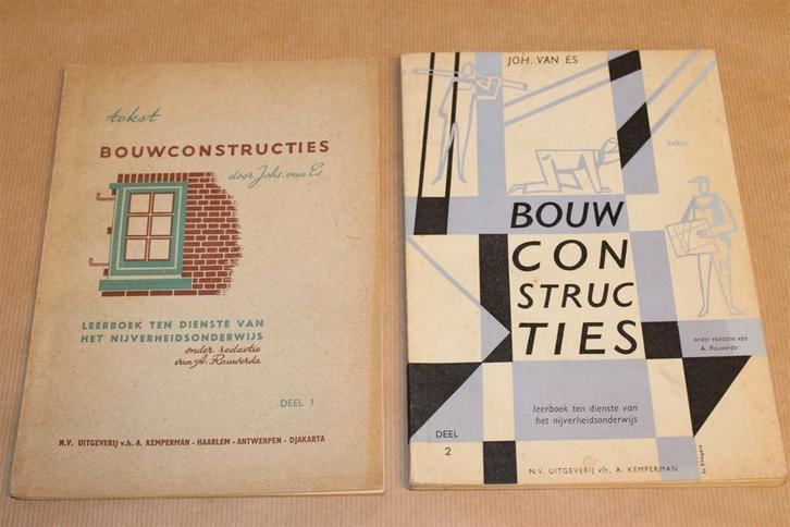 Bouwconstructies - 2 delen 1957, Boeken, Techniek, Gelezen, Bouwkunde, Ophalen of Verzenden
