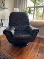 Fijne leren draaifauteuil, Ophalen, Gebruikt, 75 tot 100 cm, 50 tot 75 cm