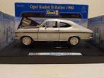 Opel Kadett A 1900 Rally zilver grijs Revell metal 1:18 KRD, Hobby en Vrije tijd, Modelauto's | 1:18, Ophalen of Verzenden, Zo goed als nieuw