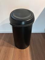 Brabantia touch bin matzwart 60 liter, Huis en Inrichting, Woonaccessoires | Prullenbakken, 50 tot 75 cm, 40 liter of meer, Ophalen of Verzenden
