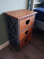 nachtkastje, Huis en Inrichting, Slaapkamer | Nachtkastjes, Ophalen, Gebruikt, Hout, Minder dan 45 cm
