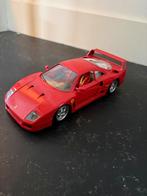 Burago 1:18 Rode Ferrari F40 Modelauto, Ophalen, Zo goed als nieuw, Auto, Overige merken