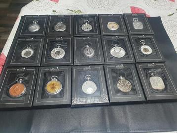 Verzameling zakhorloge's jaren 90 30st opwinders in verpakki beschikbaar voor biedingen