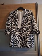Nieuwe colbert / jasje met zebraprint met 3/4 mouwen Maat L, Tess V, Zwart, Maat 42/44 (L), Nieuw