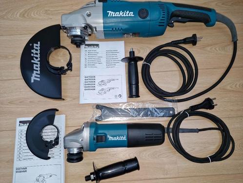 2 Makita haakse slijpers 230+125mm GA9020R + 9558HNRG NIEUW, Doe-het-zelf en Verbouw, Gereedschap | Slijpmachines, Nieuw, Haakse handslijpmachine