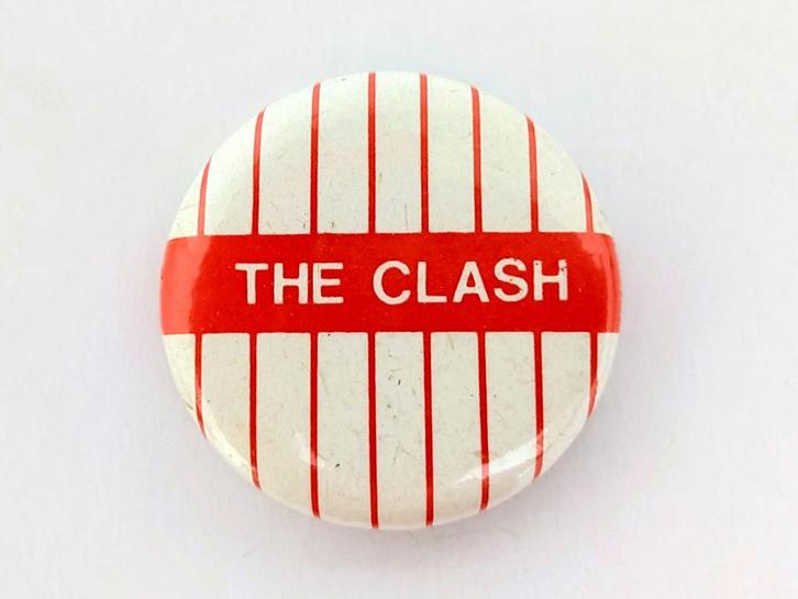 The Clash button, Verzamelen, Muziek, Artiesten en Beroemdheden, Gebruikt, Overige typen, Verzenden