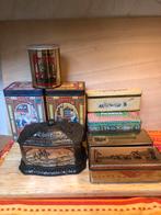 Antieke Koffie- en Theeblikken Set, Pick Wick, Douwe Egberts, Antiek en Kunst, Ophalen of Verzenden