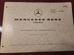 Mercedes Benz 190SL Ersatzteilliste Typ 190 SL, Ausgabe D, Ophalen of Verzenden